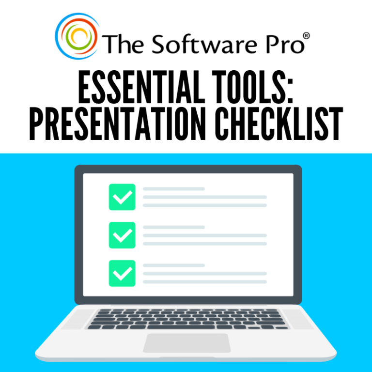 presentation equipment checklist