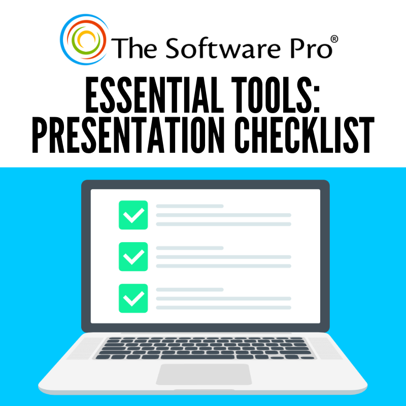presentation checklist, PowerPoint tips