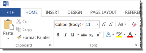 new features of ms word 2013