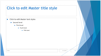 powerpoint how to edit master slide