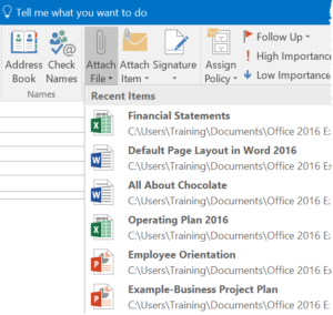 Microsoft Office 2016 new features