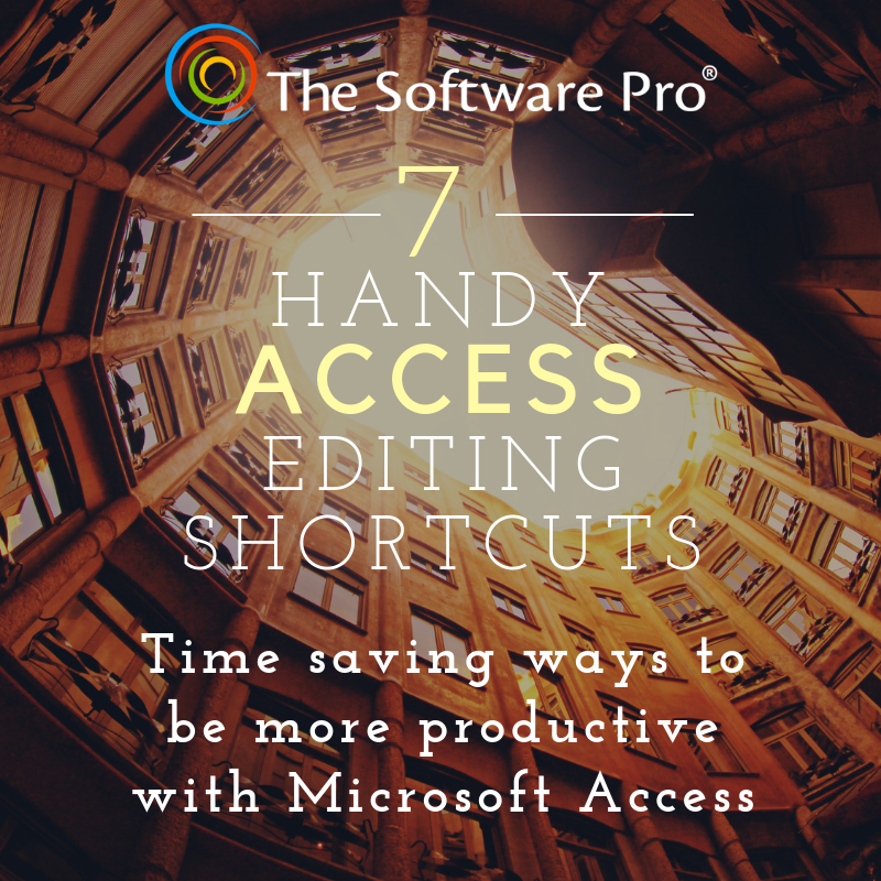 Shortcuts for editing Microsoft Access data; Access data editing keyboard shortcuts