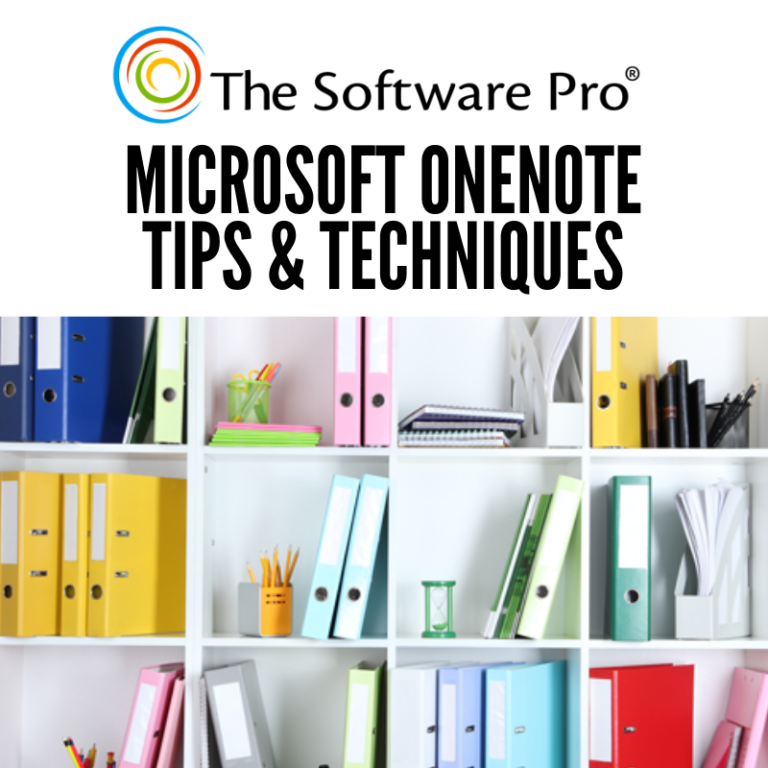 OneNote-tips-OneNote-shortcuts - The Software Pro