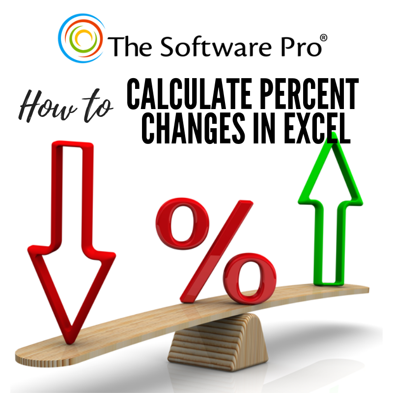 how to calculate a percent change in Excel