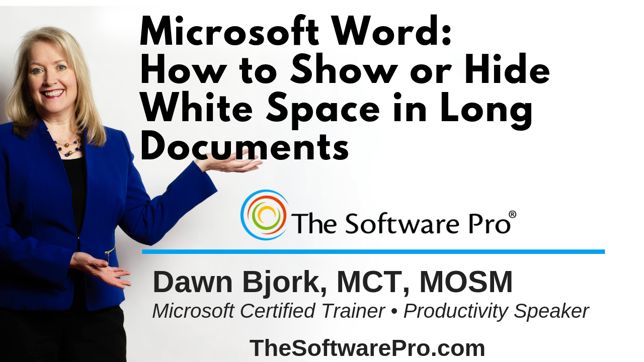 microsoft word white space on the right