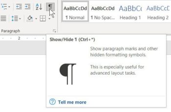 show white space in Word; how to hide vertical white space in a Word document