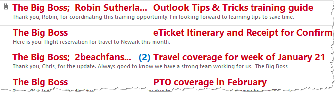 Outlook Conditional Formatting, how to highlight key messages in Outlook, format email based on conditions