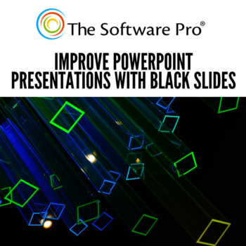 Powerpoint black slide, black slide in PowerPoint presentations