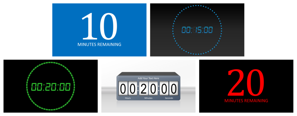 PowerPoint countdown timer