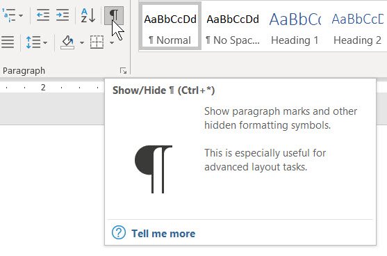 mac shortcut key word formatting marks