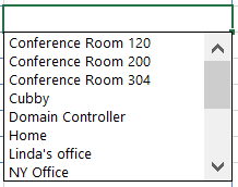 Microsoft Excel AutoComplete; automatic data entry in Excel