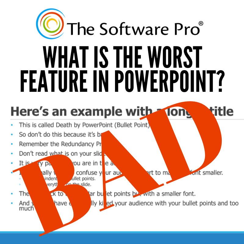 PowerPoint AutoFit feature, worst PowerPoint feature, shrinking text in a slide, stop Death by PowerPoint