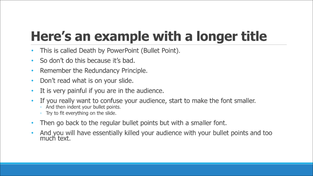 PowerPoint AutoFit feature, worst PowerPoint feature, shrinking text in a slide