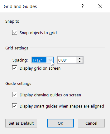 turn off snap to grid in powerpoint for mac