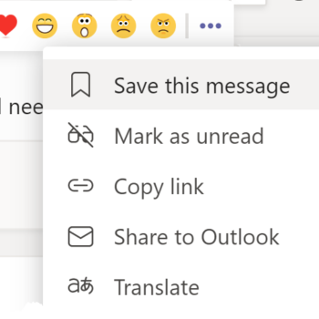 how to save messages in Microsoft Teams, bookmark chat in Teams, bookmark messages in Teams, saving Microsoft Teams chat