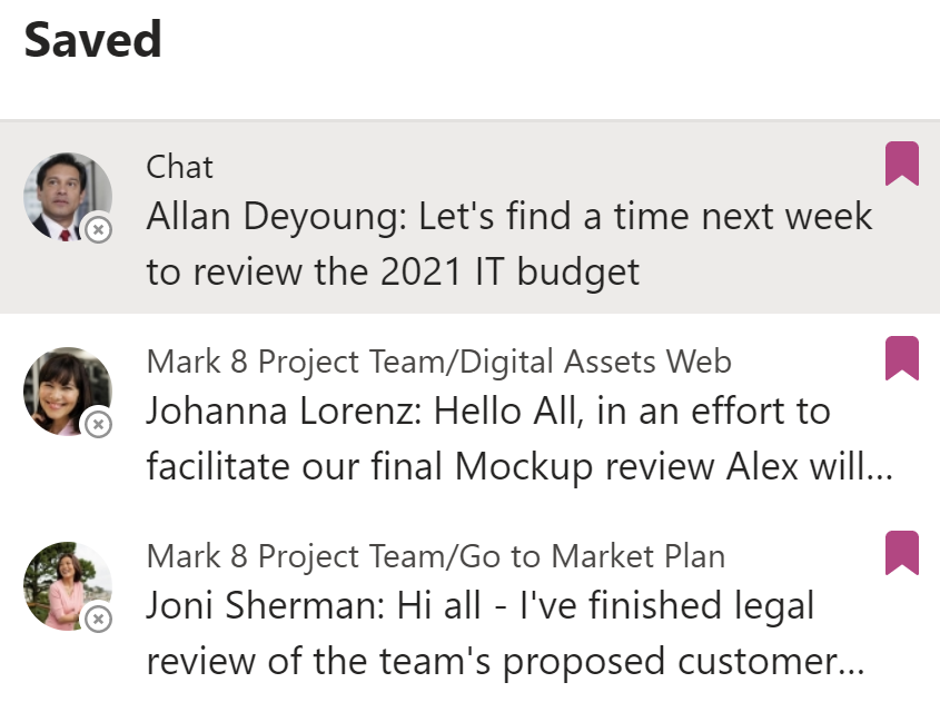 how to save messages in Microsoft Teams, bookmark chat in Teams, bookmark messages in Teams, saving Microsoft Teams chat