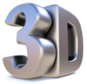 Image of the letters 3D, Excel 3D formula