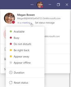 Microsoft Teams Status: How to Change Your Status in Teams