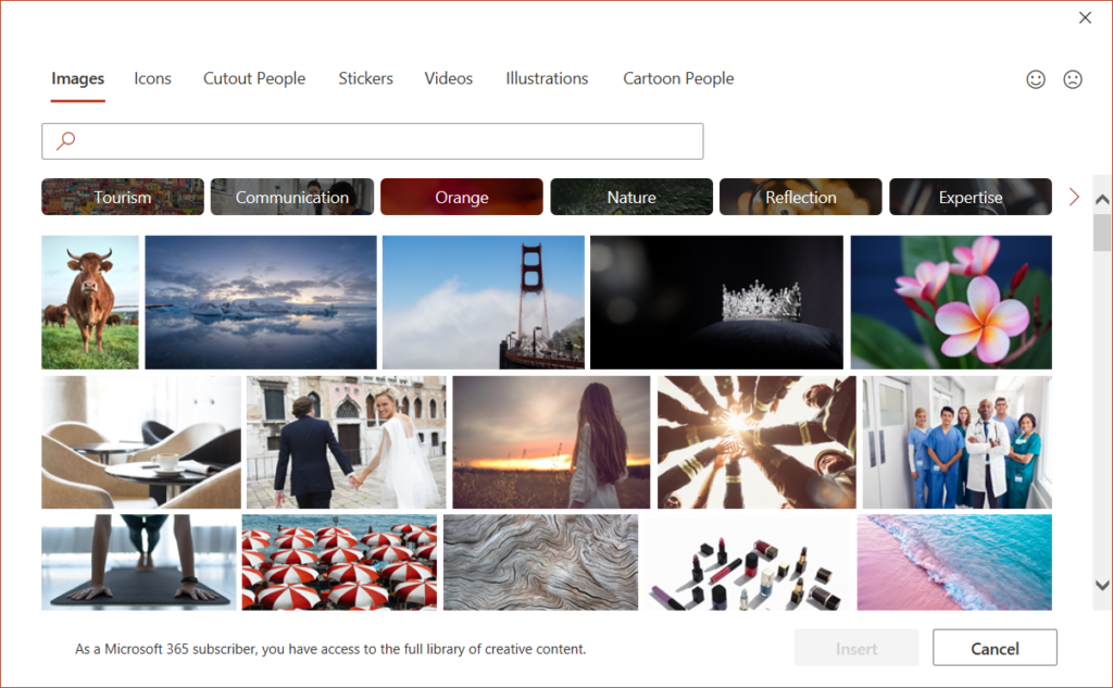 Microsoft 365: Adding Free Microsoft Stock Images to Office Files