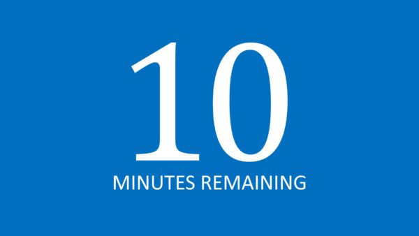 PowerPoint countdown timer