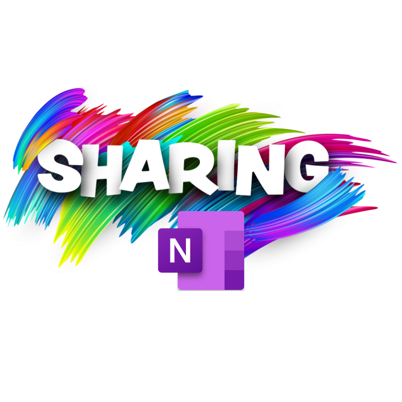 sharing a OneNote notebook, how to share a notebook in OneNote, Microsoft OneNote