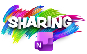 sharing a OneNote notebook, how to share a notebook in OneNote, Microsoft OneNote