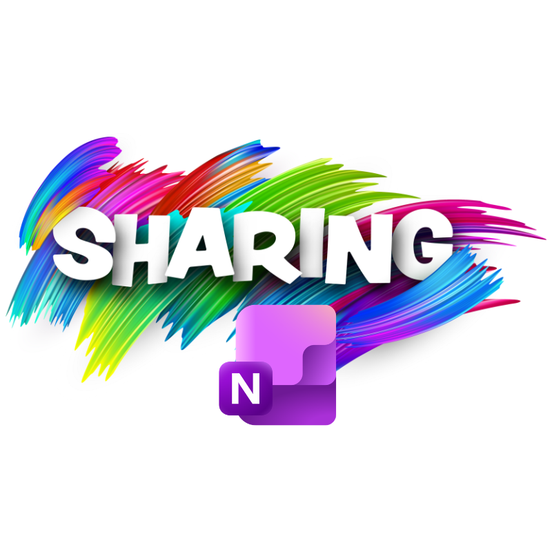 sharing a OneNote notebook, how to share a notebook in OneNote, Microsoft OneNote
