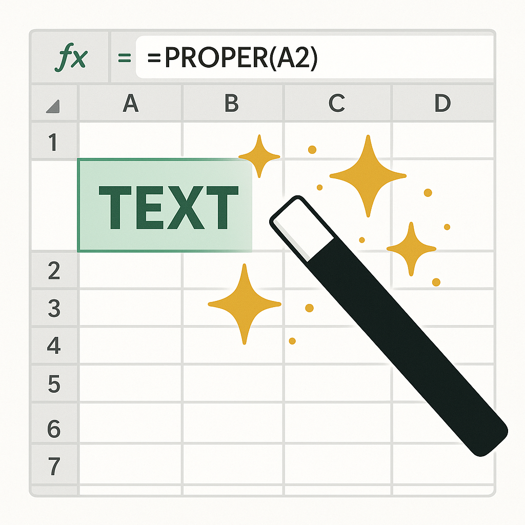 Excel text functions for cleaning data